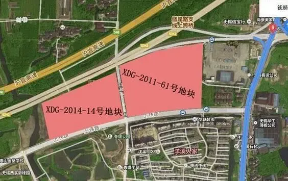 继万科拿地后 无锡惠山区钱桥街道再次挂牌两幅地块