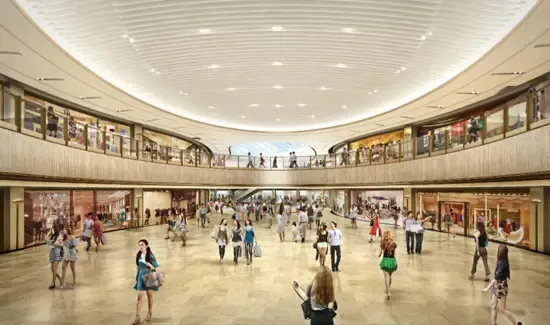 兴业太古汇购物中心l2北厅效果图