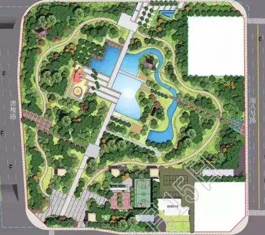 龙城大街东篱公园"颜值爆表" 这里独揽芳华!