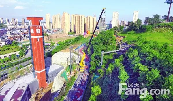 城东公园吊装天桥