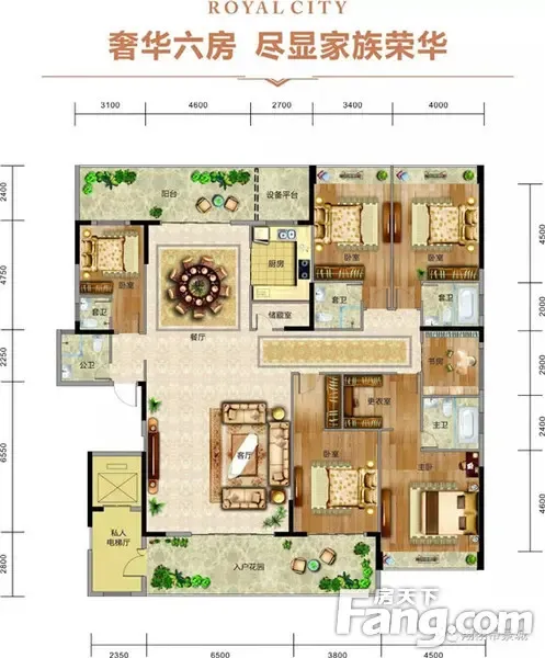 普宁市经济住宅8500元/平方米翔栩·帝景城110~300㎡部分奢雅户型恭迎