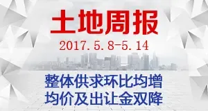土地周报：整体供求环比均增 均价及出让金双降
