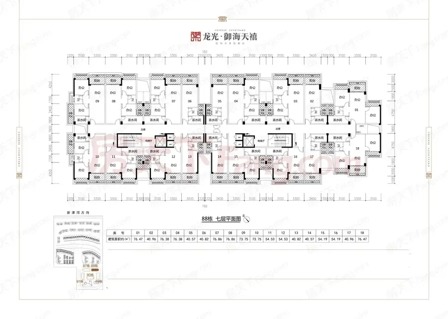 龙光·御海天禧公寓获预售 全套户型平层图曝光