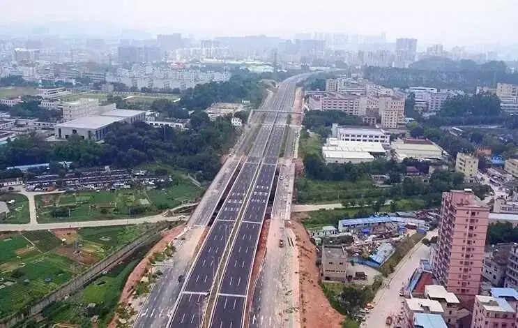 观光路至环观南路时间将缩短至8,远期该道路将和外环高速,福龙路连接