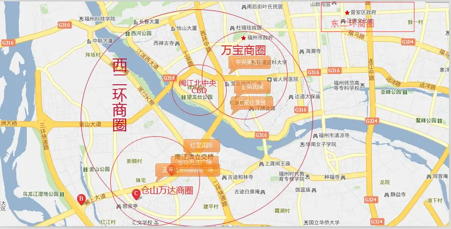 改善型购房者的必争之地 四大商圈大家的菜