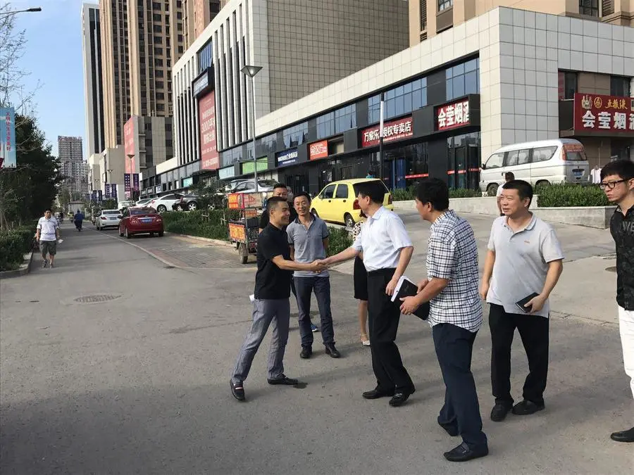 头条路北区委书记安晓良一行再次莅临茂华唐山观摩指导工作