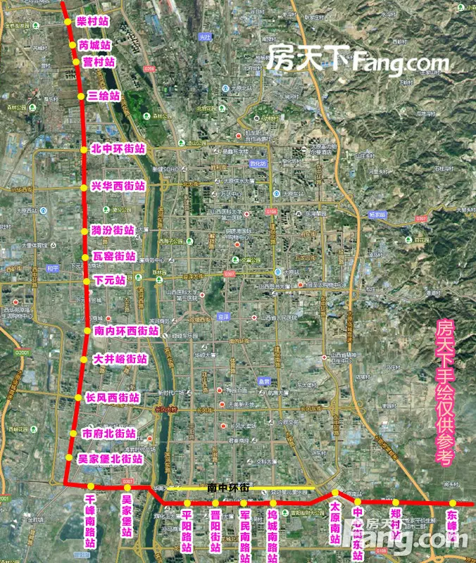 太原地鐵3號線開始勘探周邊受惠樓盤推薦