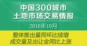 10月整体推出量同环比续增 成交量出让金同比上涨