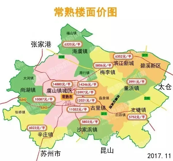 土拍密集月常熟1114土拍楼面价12020元㎡