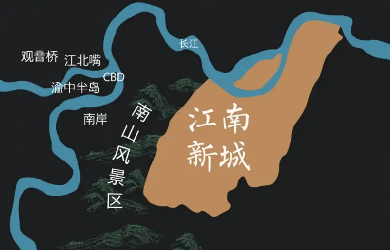 保利堂悦落址"南岸照母山"江南新城&mdash;&mdash;茶园片区,当下重庆