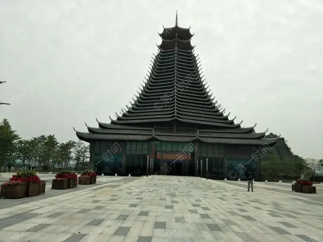 雁山万达文化旅游城展示中心于2018年7月30日建成并对外开