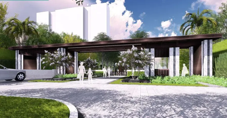 &middot;绿地城&middot;骏园次入口效果图&middot