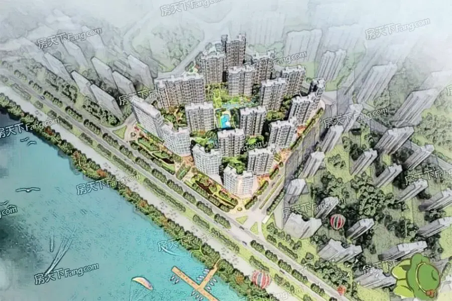 海璟天翡锦峰华侨城拥有世界罕见的10万㎡高奢酒店主题园林,20座酒店