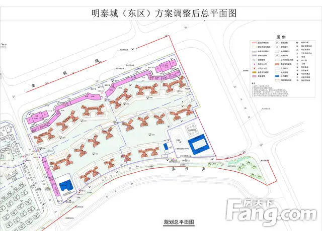 公示明泰城东区规划方案拟调整