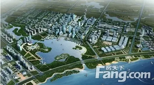 (滨湖新区规划图来源于网络)