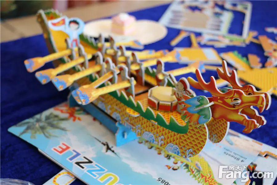 浓情端午节 万固·誉江南龙舟模型diy欢乐来袭!