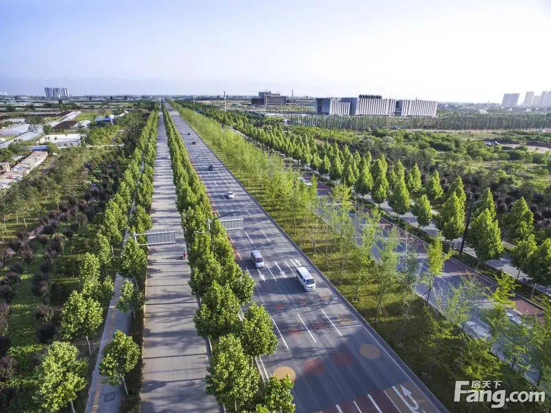 西咸新区红光大道东段正式通车 沣西新城20分钟到西安_房产资讯-咸阳