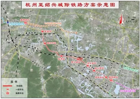 杭州至柯桥地铁即将开建 全线设9个站点