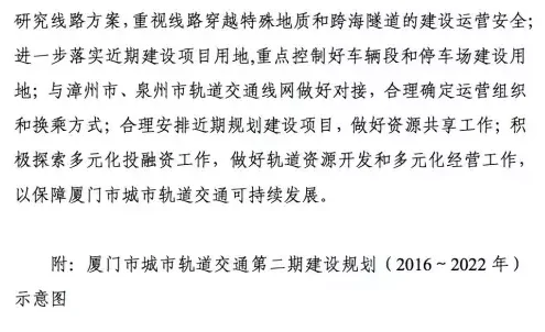 重磅！发改委批复厦门市城市轨道交通第二期建设规划