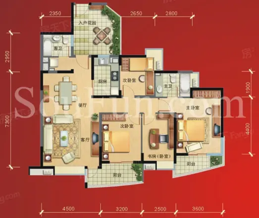 金基蓝钻户型图