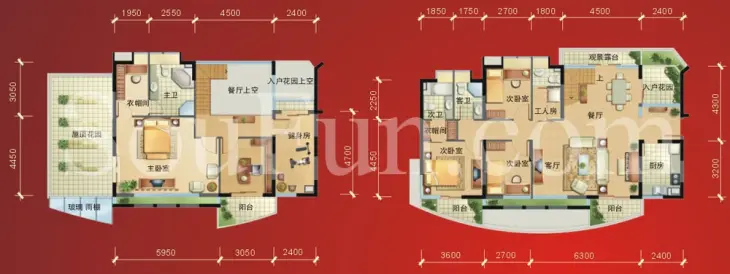 金基蓝钻户型图