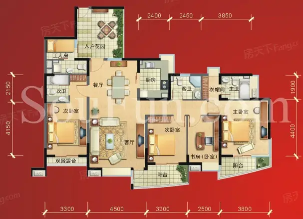 金基蓝钻户型图