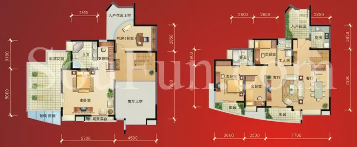 金基蓝钻户型图