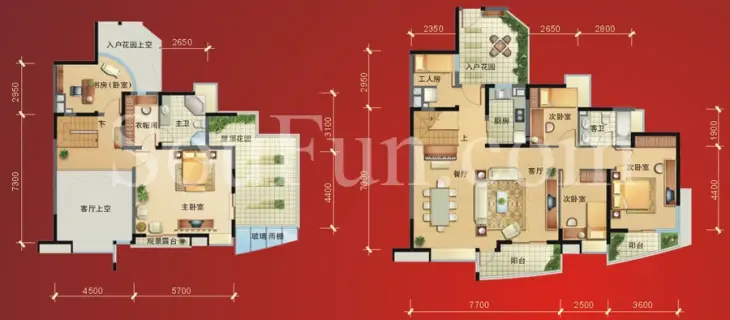 金基蓝钻户型图