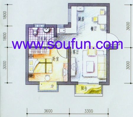 青城风景户型图