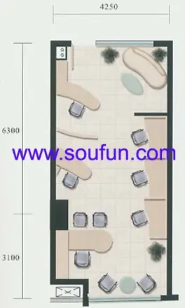 时代锋尚写字楼户型图
