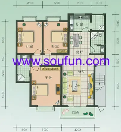 书香庭苑户型图