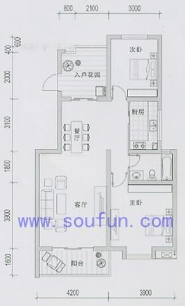玺印上院户型图