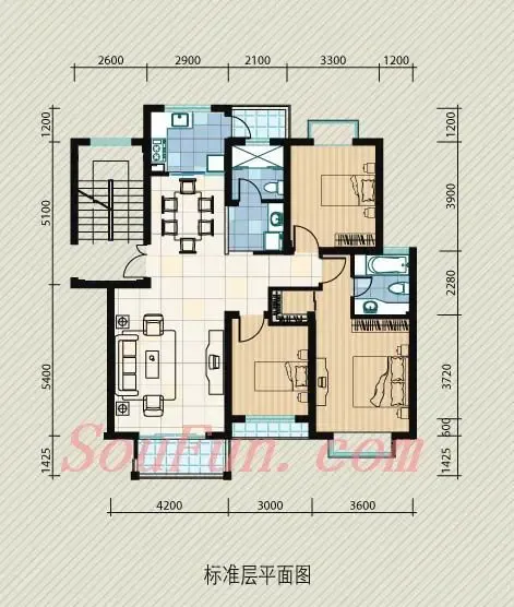 湘湖人家排屋户型图