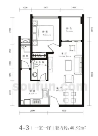 新宝龙易城户型图
