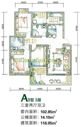 水城印象户型图