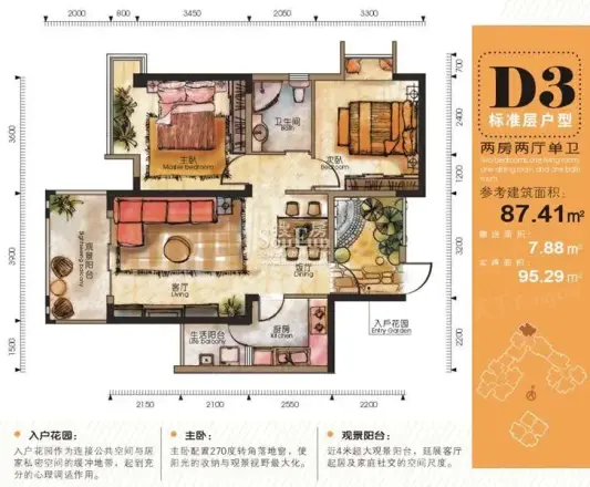 新都新筑户型图