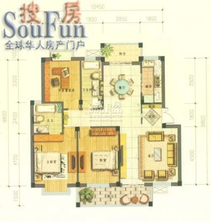 豪润花园户型图