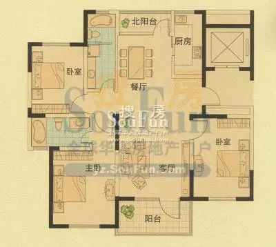 恒通帝景蓝湾户型图