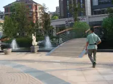 中式电梯三层复试 带露台 上下独立双开门