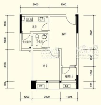 华宇金沙港湾A区户型图