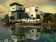 练秋湖旁的独栋别墅,新装修,拎包入住,花园露台