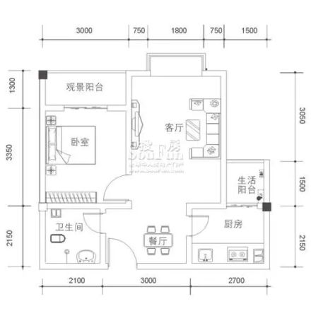 罗曼星城户型图