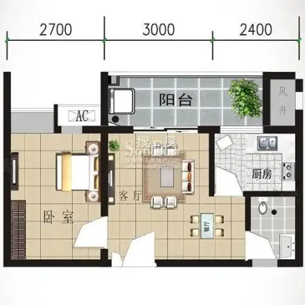 两湖官邸户型图