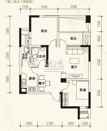 泰基北锦户型图