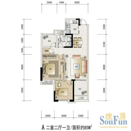 大华海派风景户型图