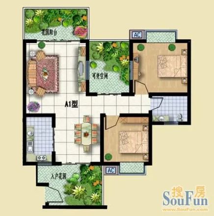 北新润苑一期户型图