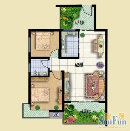 北新润苑一期户型图