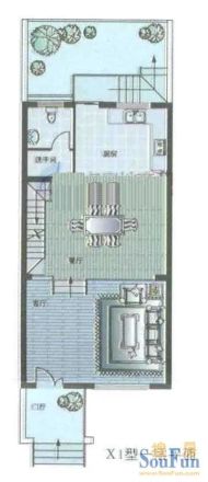 徐汇新城别墅户型图