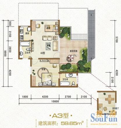 青城云雾山庄户型图