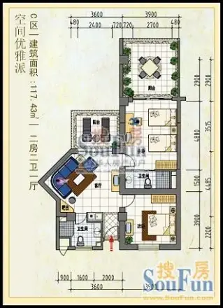 金色阳光户型图